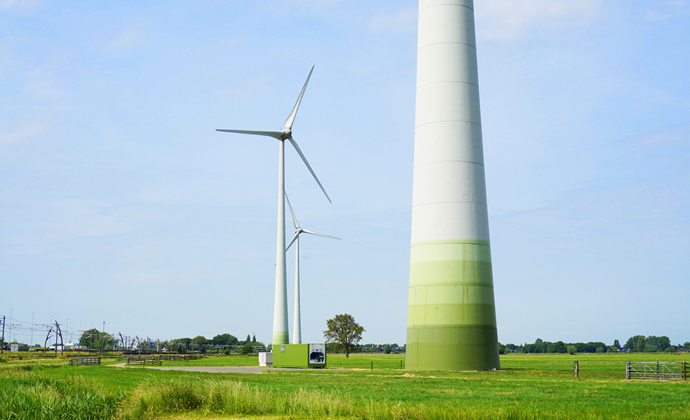 Erster Windpark liefert nachhaltig Regelenergie zum Ausgleich des Stromnetzes an TenneT